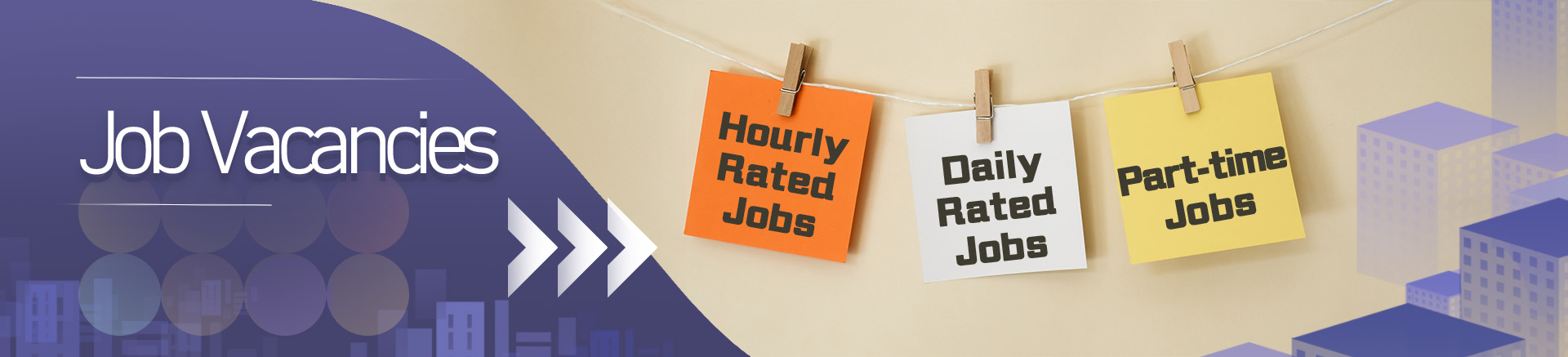 Hourly Rated/Daily Rated/Part-time Jobs Job Vacancies